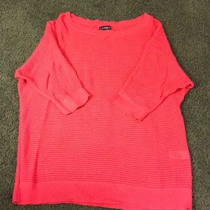 Bright Pink 3/4 Sleeve Shirt
